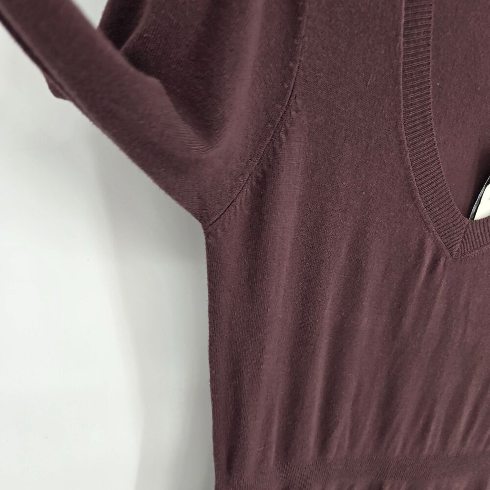 Bcbg maxazria womens small java brown long sleeve… - image 3